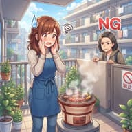 もしかしてマンションのベランダで七輪で焼き肉ってダメなの？梁のサムネイル